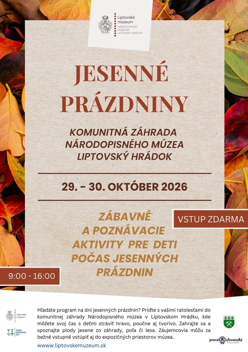 Jesenne prazdniny cas